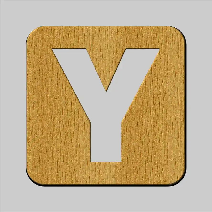 Alphabet Letter Y Wooden Toy Drawings Free Vector